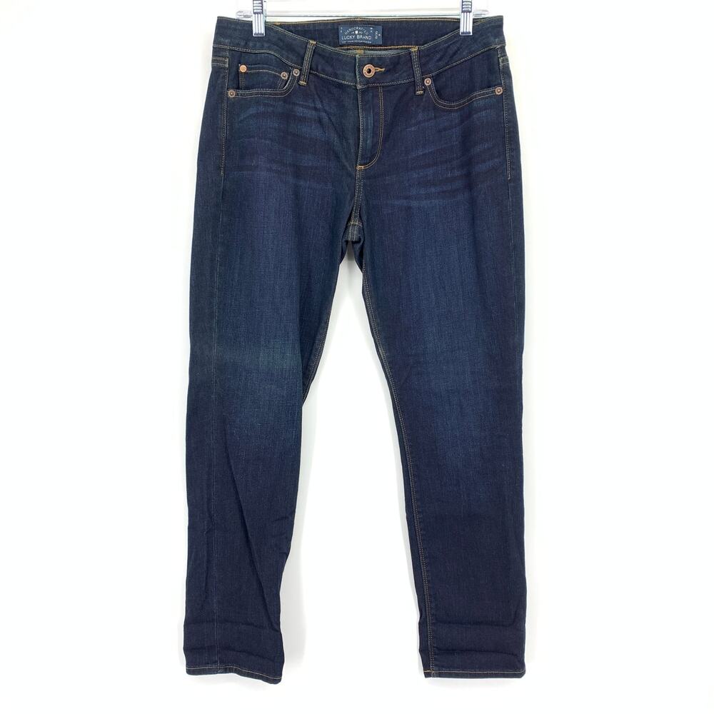 Lucky Brand Lolita Skinny Ankle Jeans Womens Size 10 Dark Wash Denim